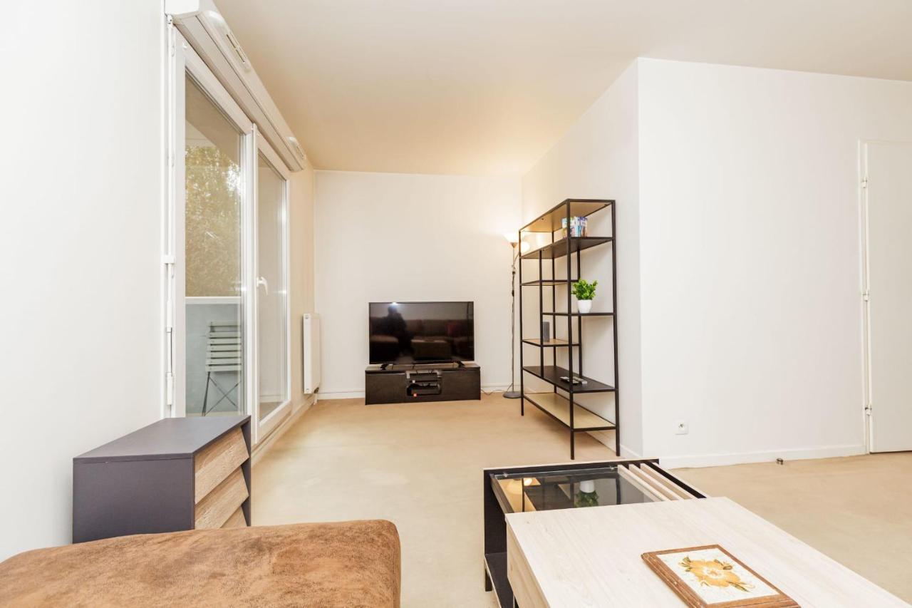 Bright 68 M2 Apartment Near The Stade De France Обервилье Экстерьер фото