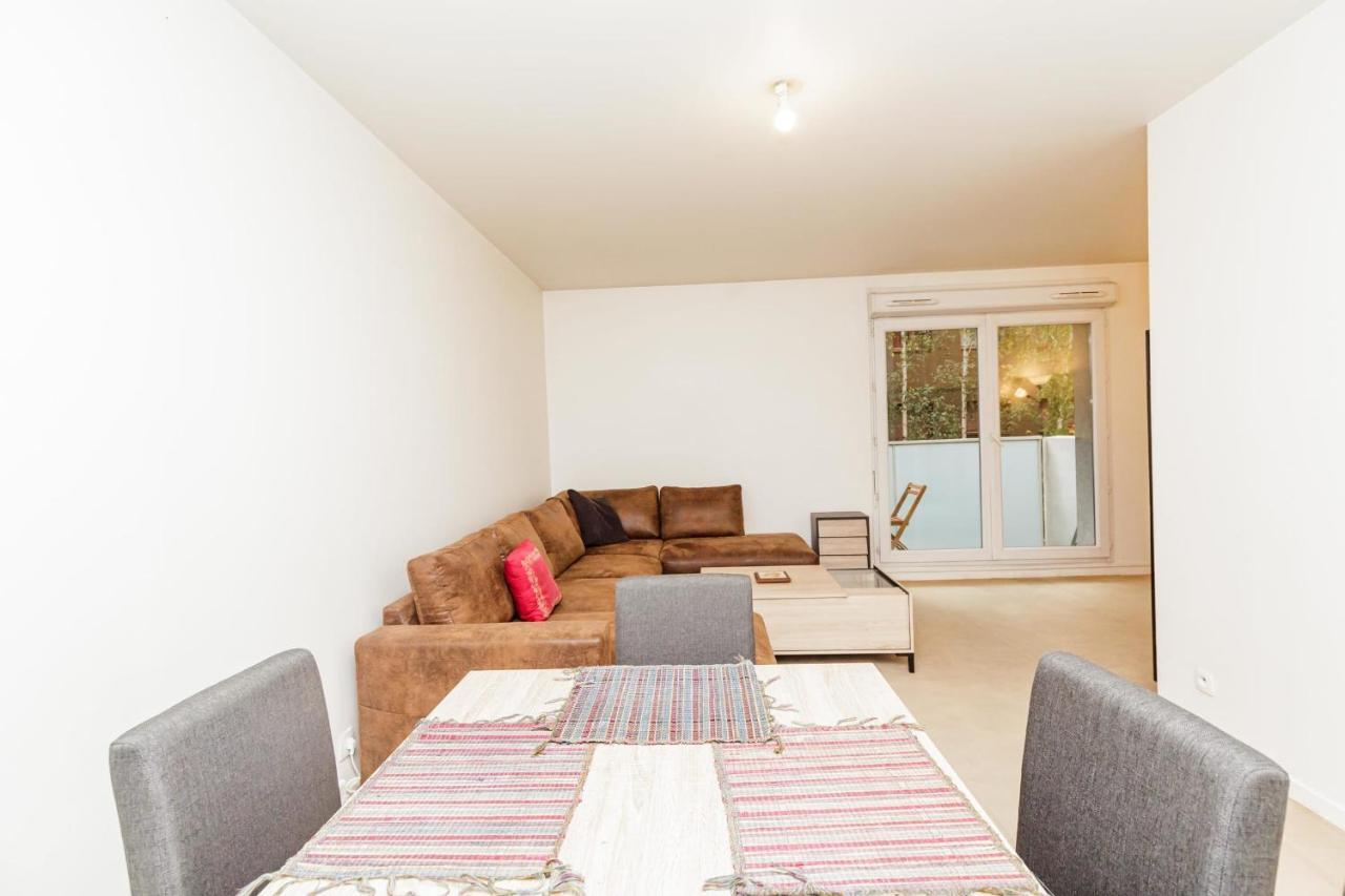 Bright 68 M2 Apartment Near The Stade De France Обервилье Экстерьер фото
