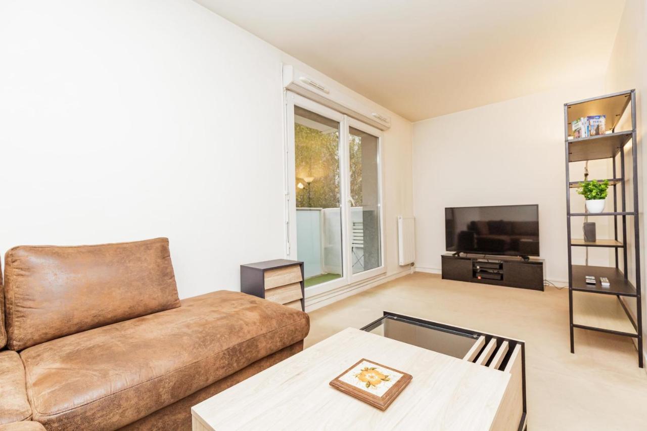 Bright 68 M2 Apartment Near The Stade De France Обервилье Экстерьер фото