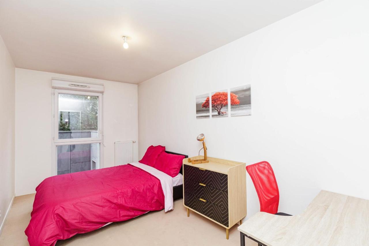 Bright 68 M2 Apartment Near The Stade De France Обервилье Экстерьер фото