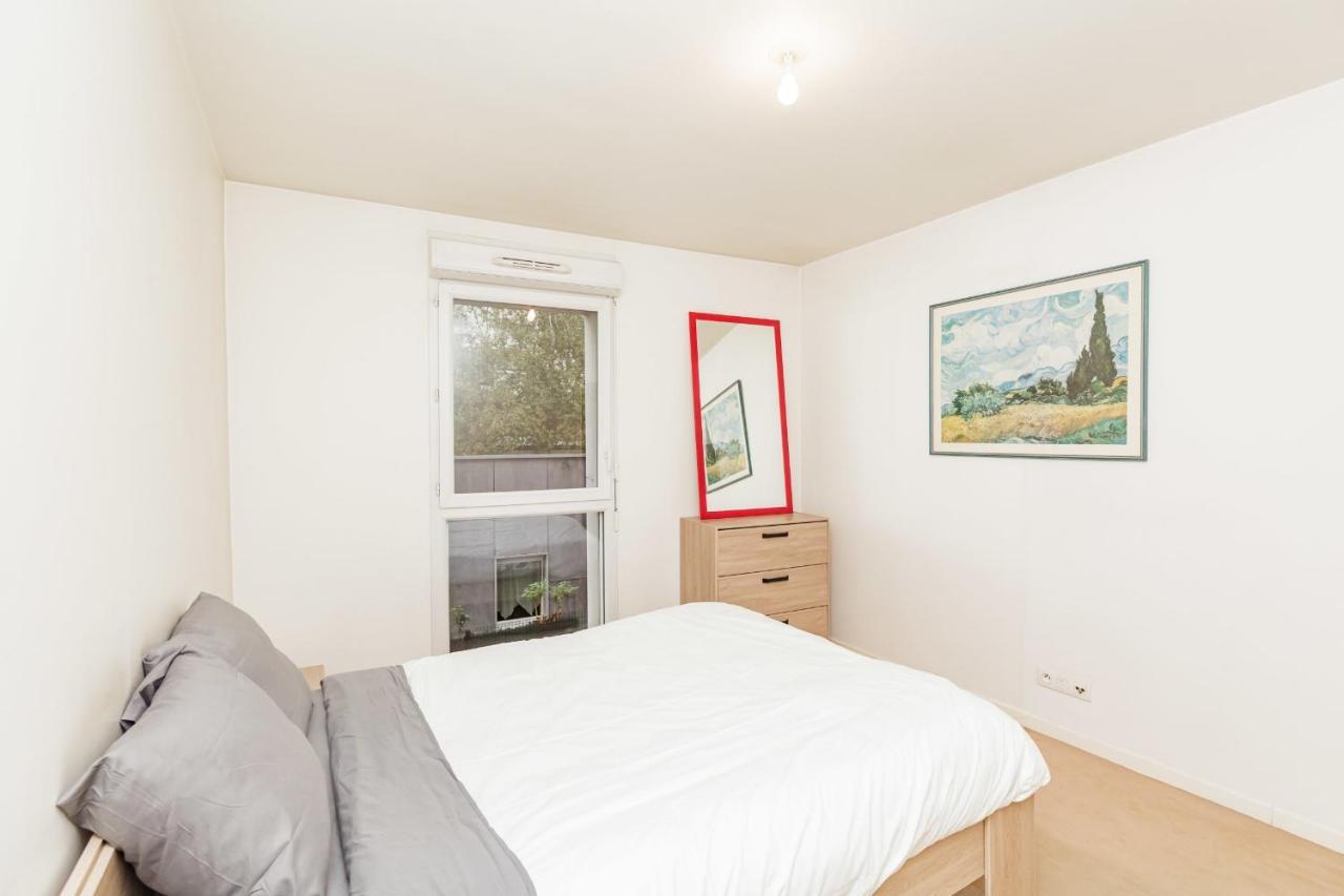 Bright 68 M2 Apartment Near The Stade De France Обервилье Экстерьер фото